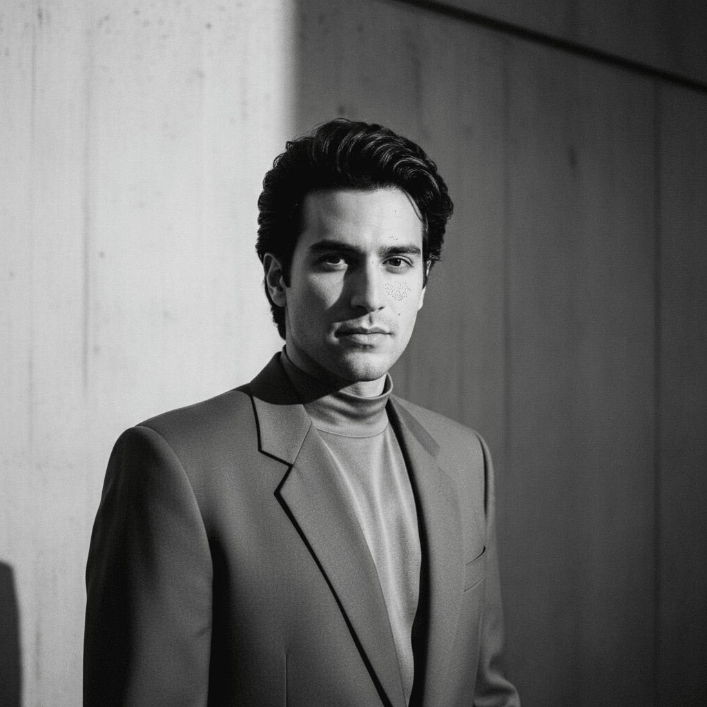 80s Black & White Editorial