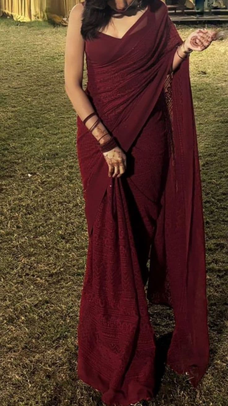 Deep Maroon Elegance
