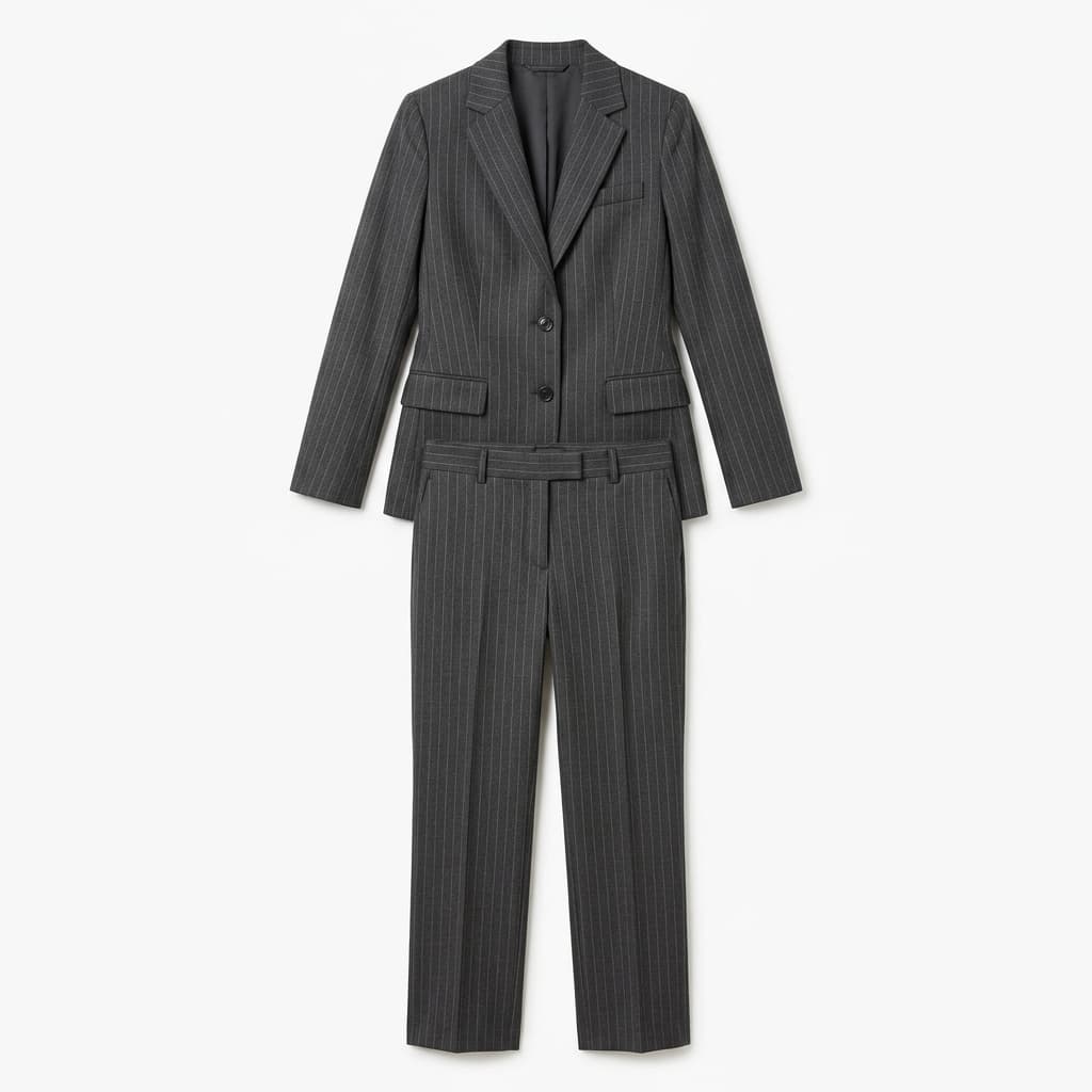 Pinstripe Pantsuit