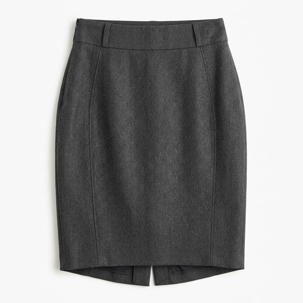 Charcoal Pencil Skirt