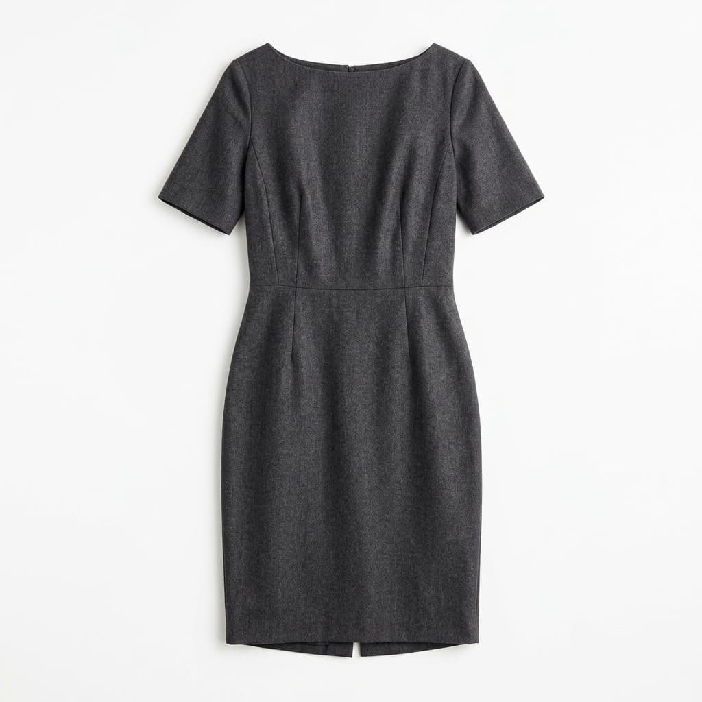 Charcoal Sheath Dress