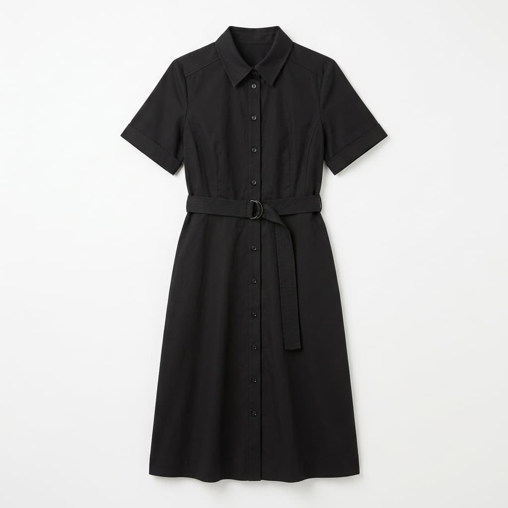 Black Shirt Dress