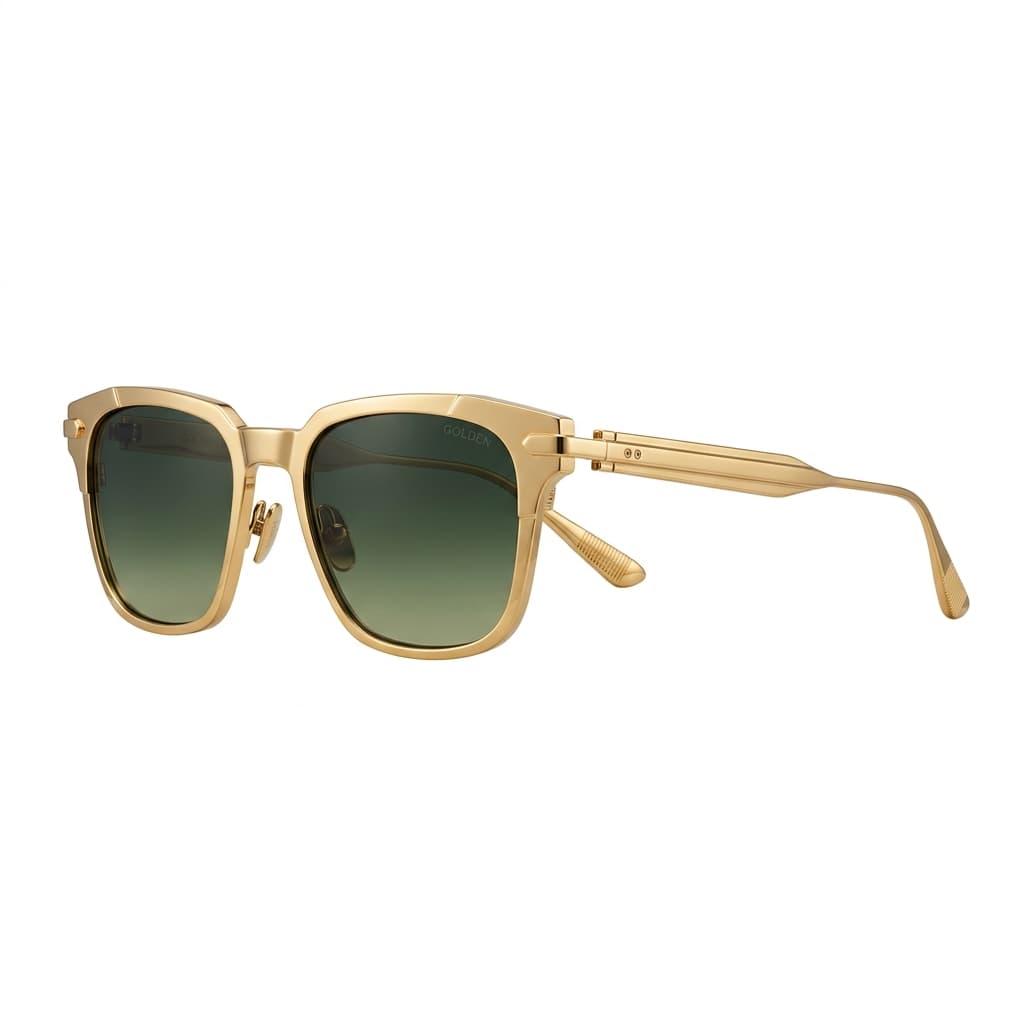 Gold / Green Wayfarer
