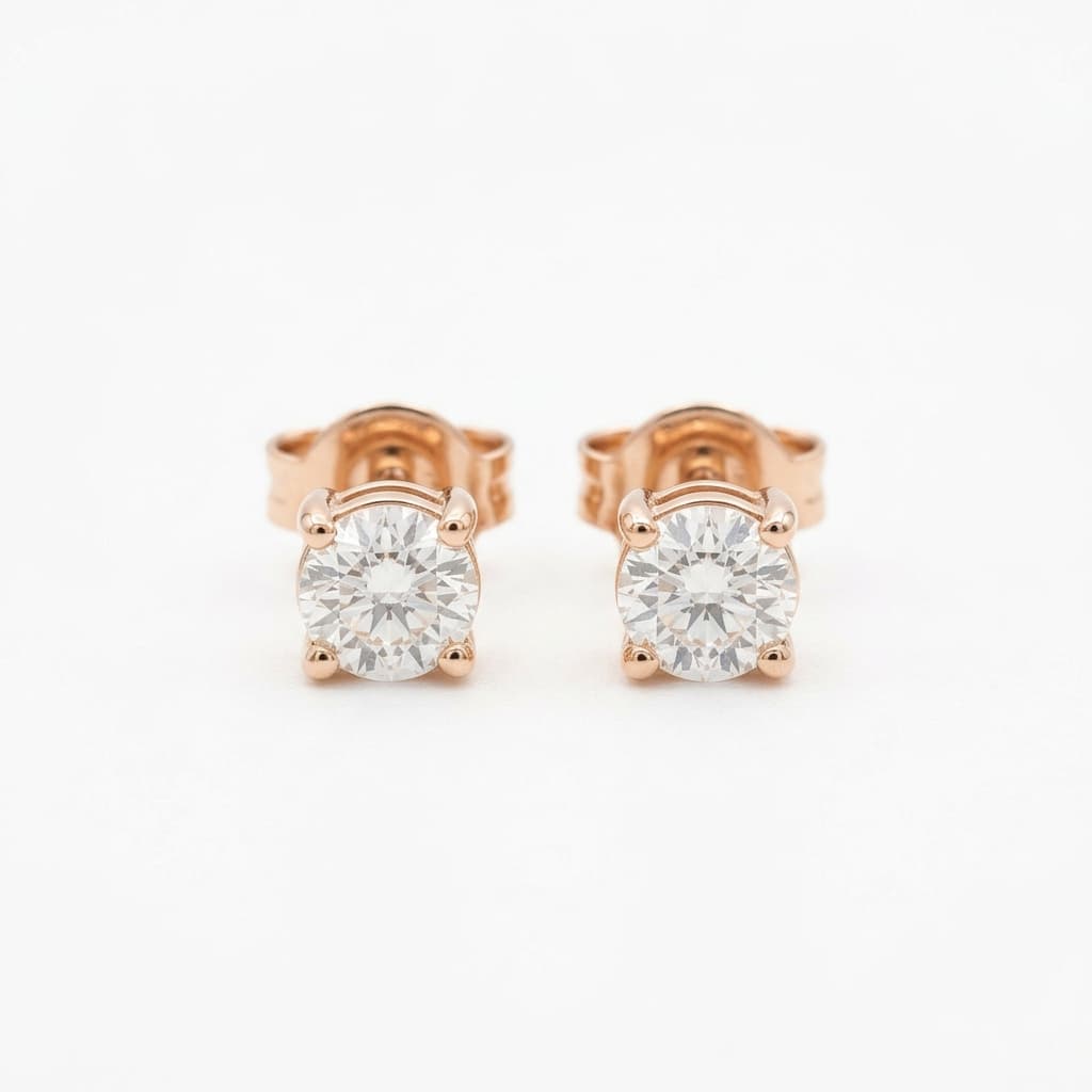 Rose Gold Studs