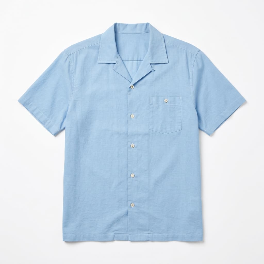 Sky Blue Camp Collar