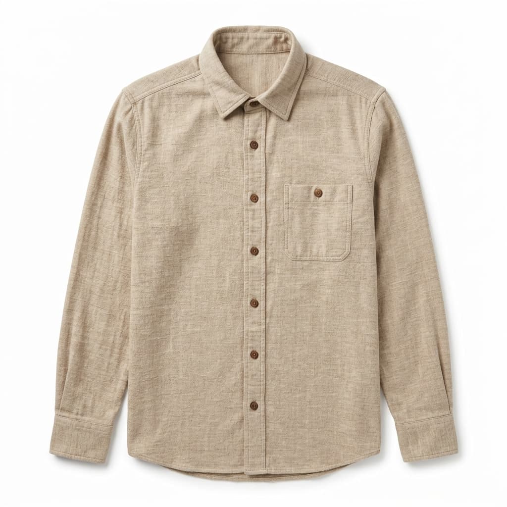 Sand Linen Flannel