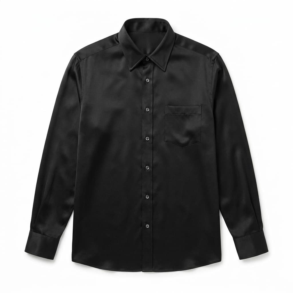 Noir Silk Oxford