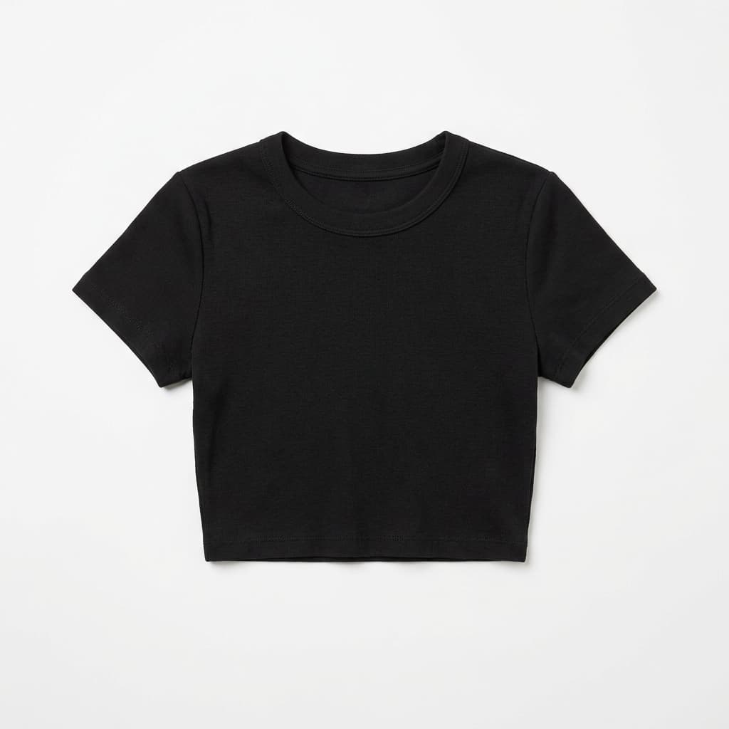 Black Crop Top