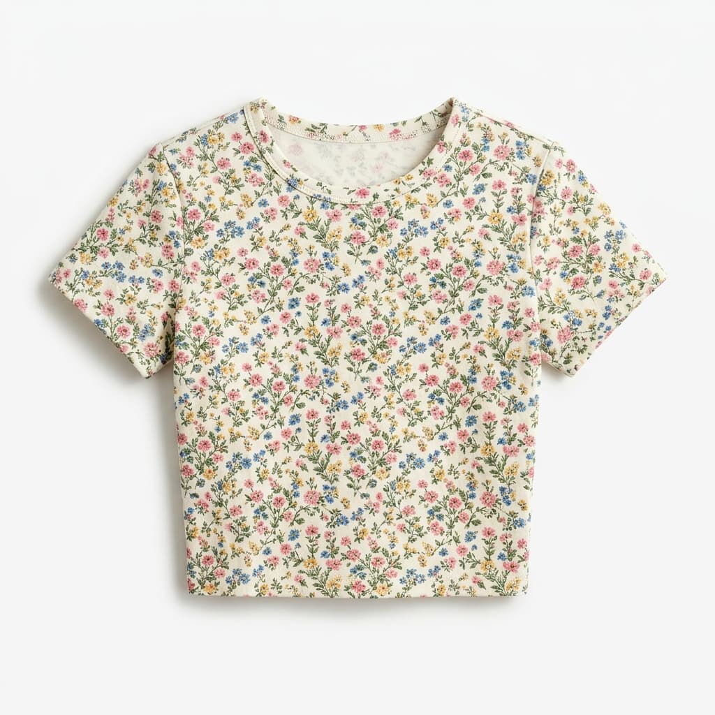 Floral Crop Top