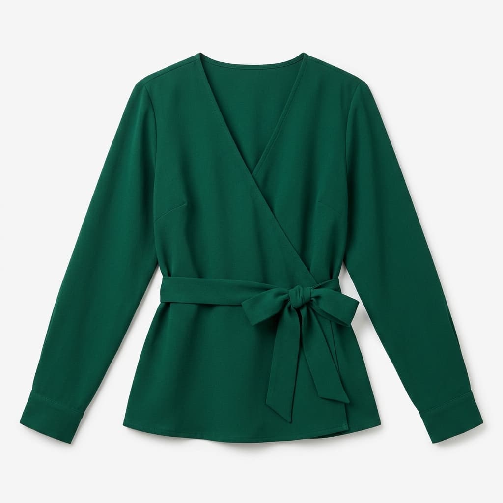 Emerald Wrap Top